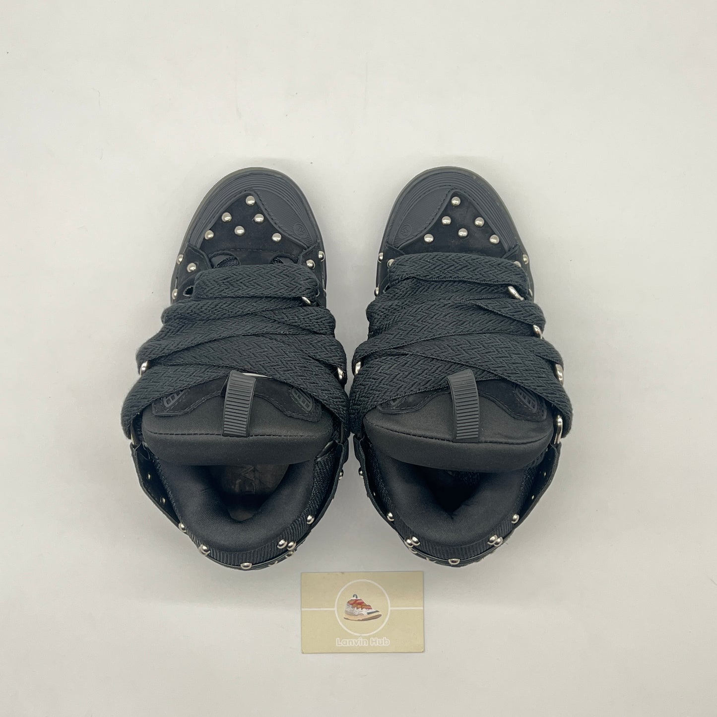 Lanvin Curb Full Black Studs