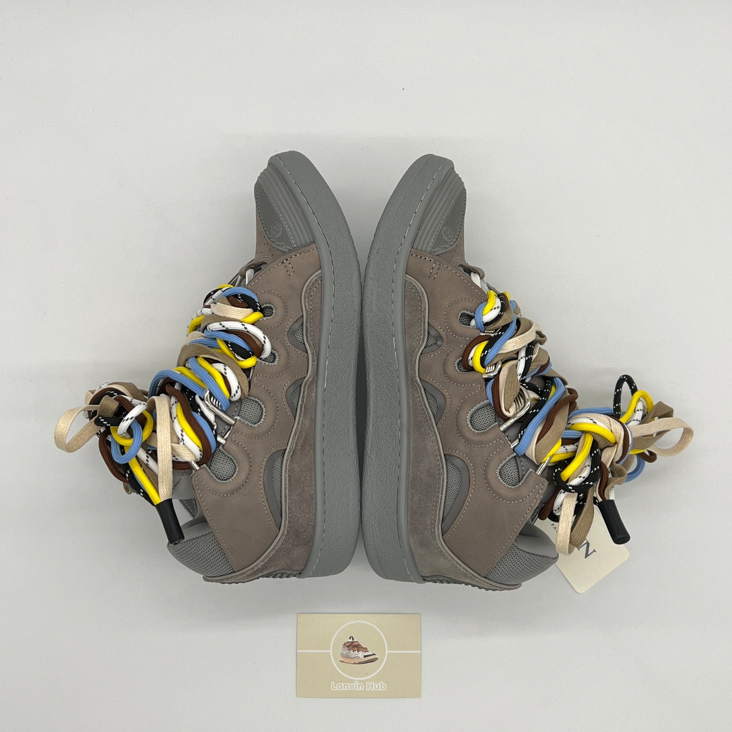 Lanvin Curb Triple Lace Gray
