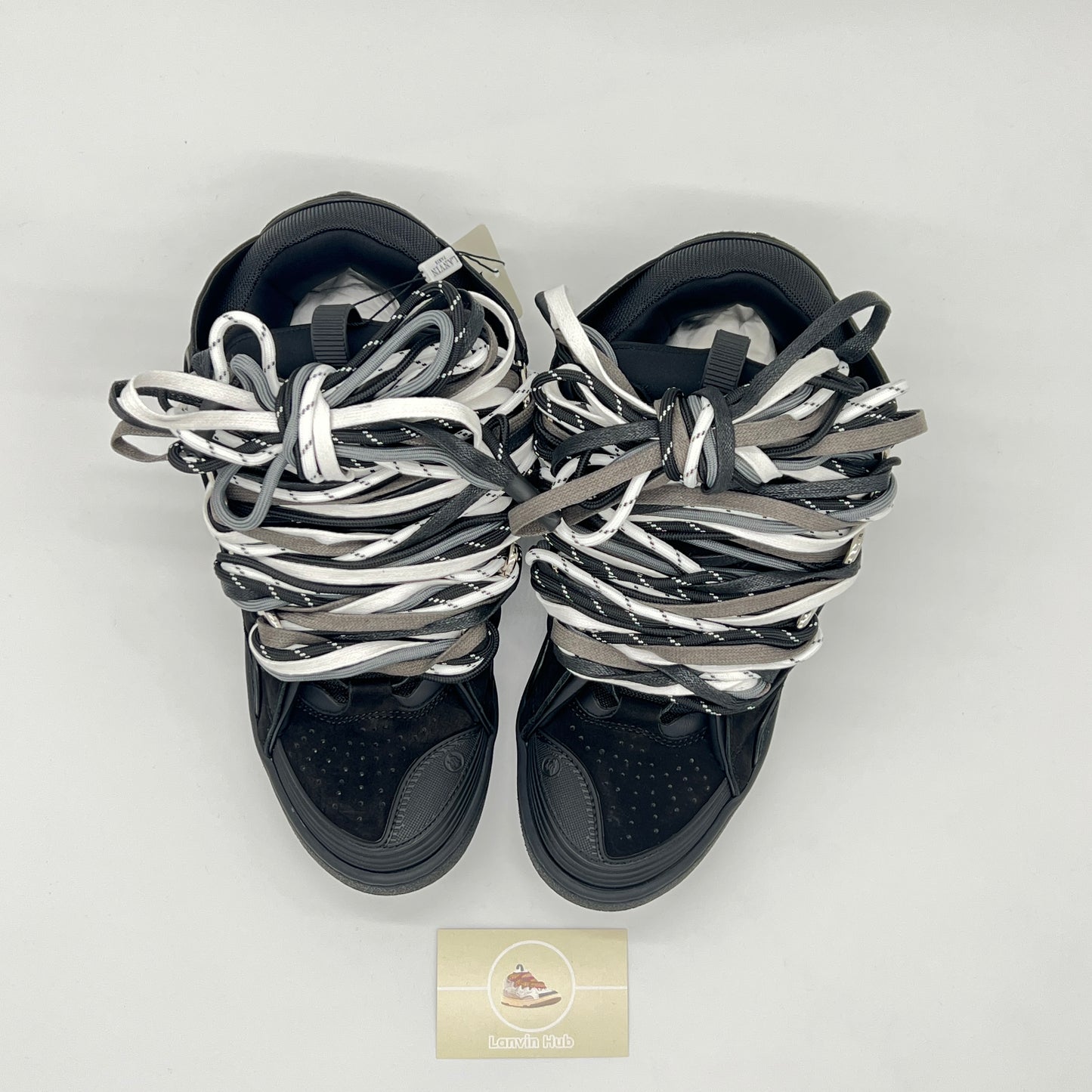Lanvin Curb Triple Lace Black