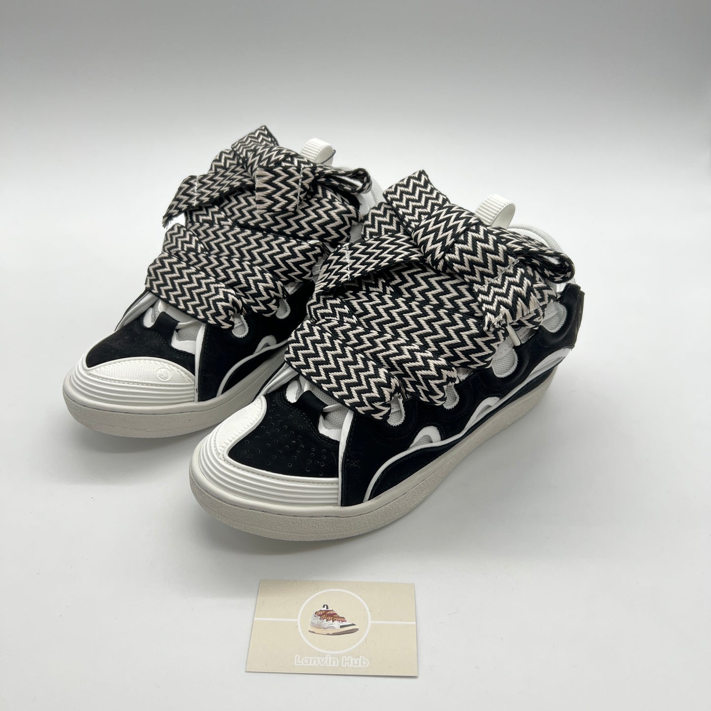 Lanvin Curb Black White