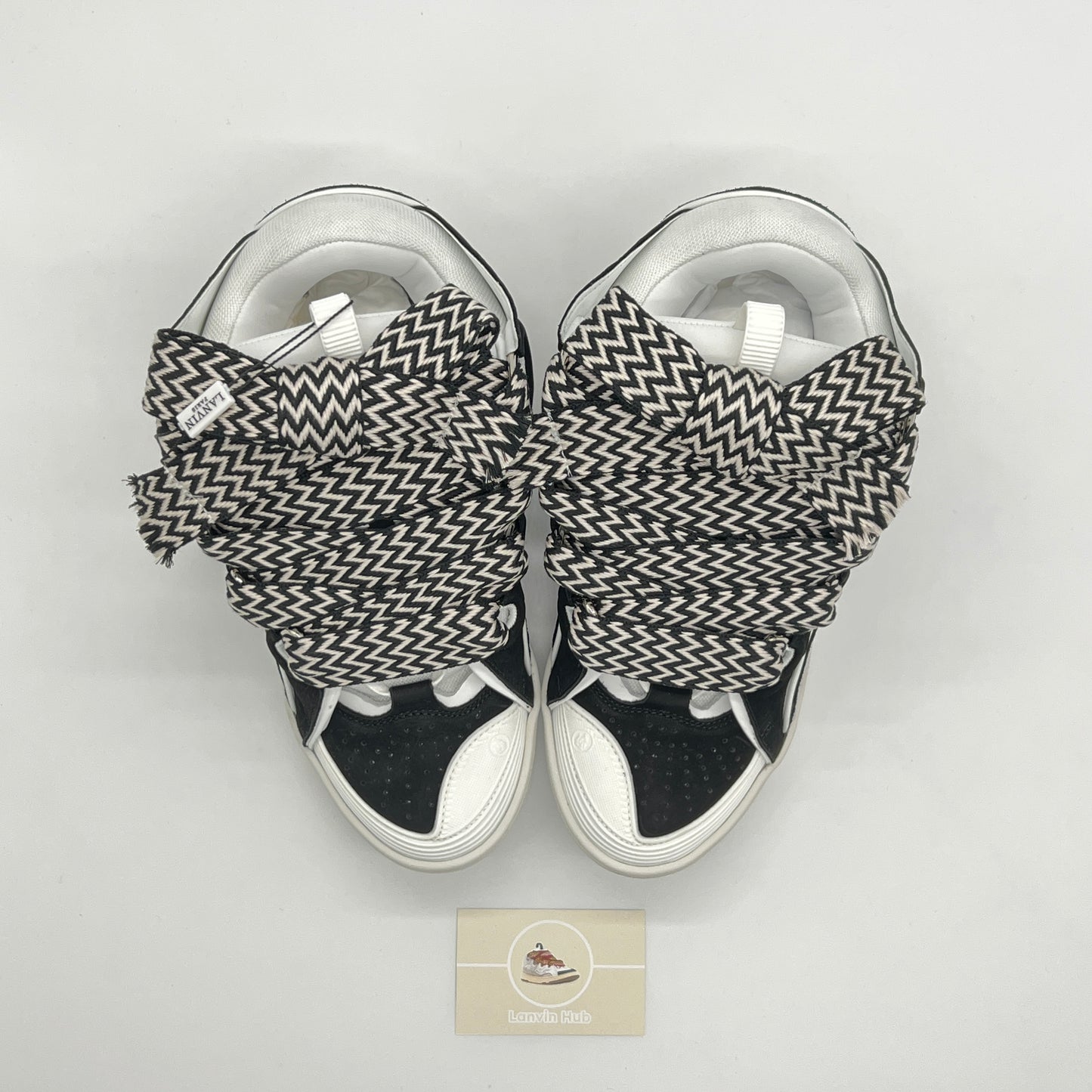 Lanvin Curb Black White