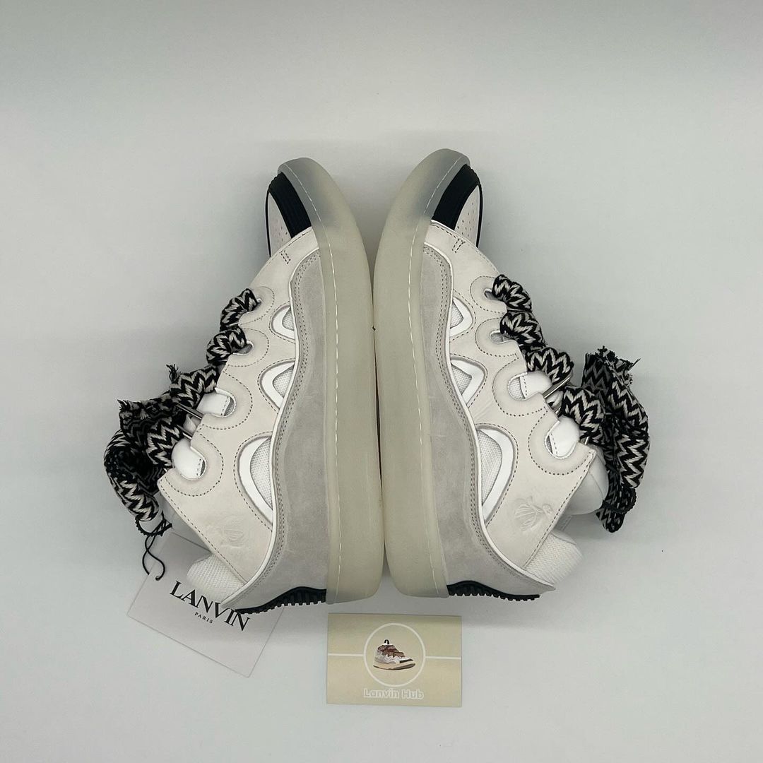 Lanvin Curb White Black