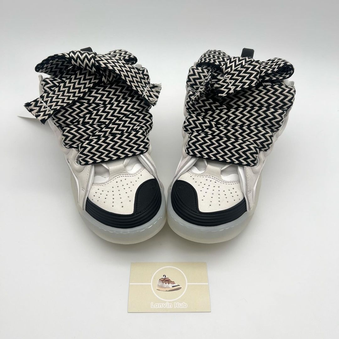Lanvin Curb White Black