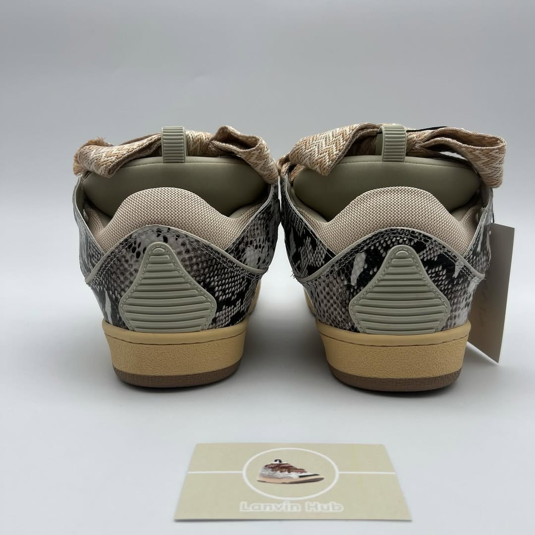 Lanvin Curb Python