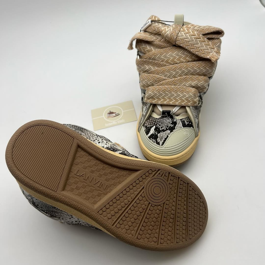 Lanvin Curb Python