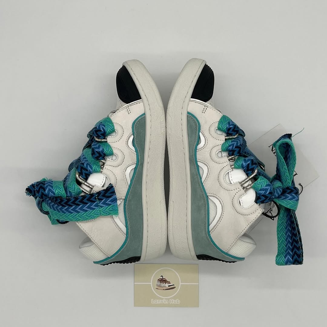 Lanvin Curb White Blue