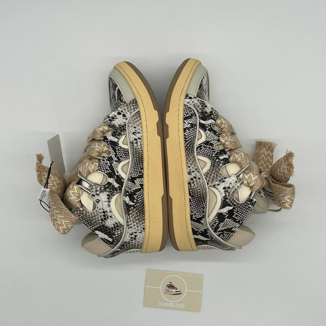 Lanvin Curb Python