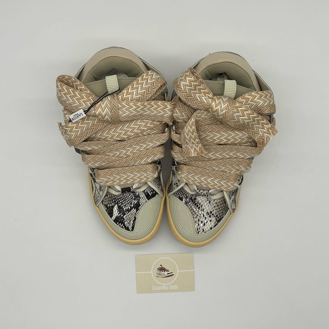 Lanvin Curb Python