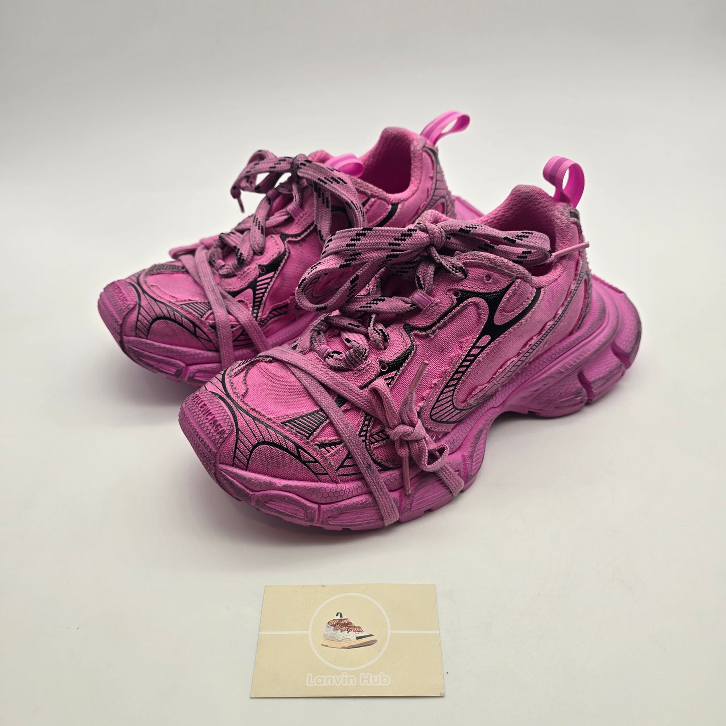 Balenciaga 3XL Distressed Pink