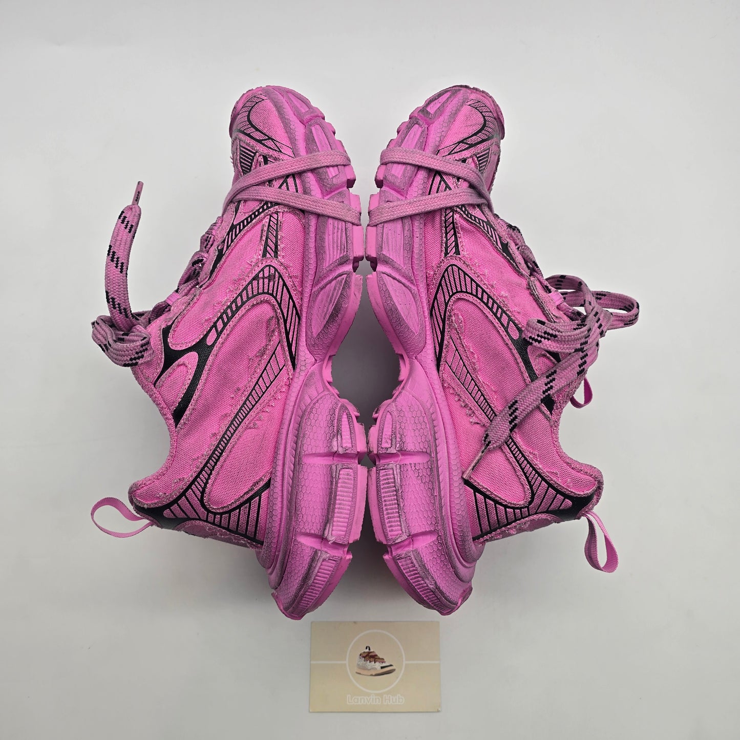 Balenciaga 3XL Distressed Pink