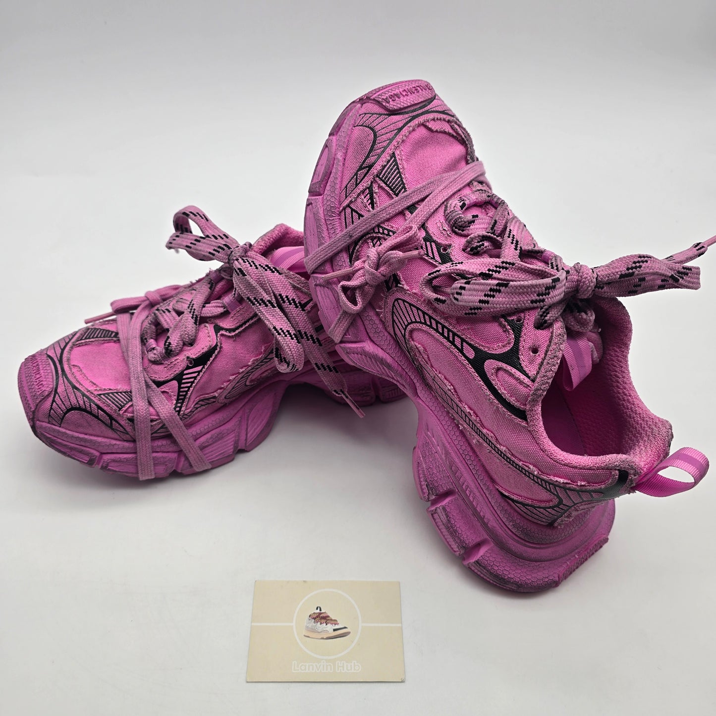 Balenciaga 3XL Distressed Pink