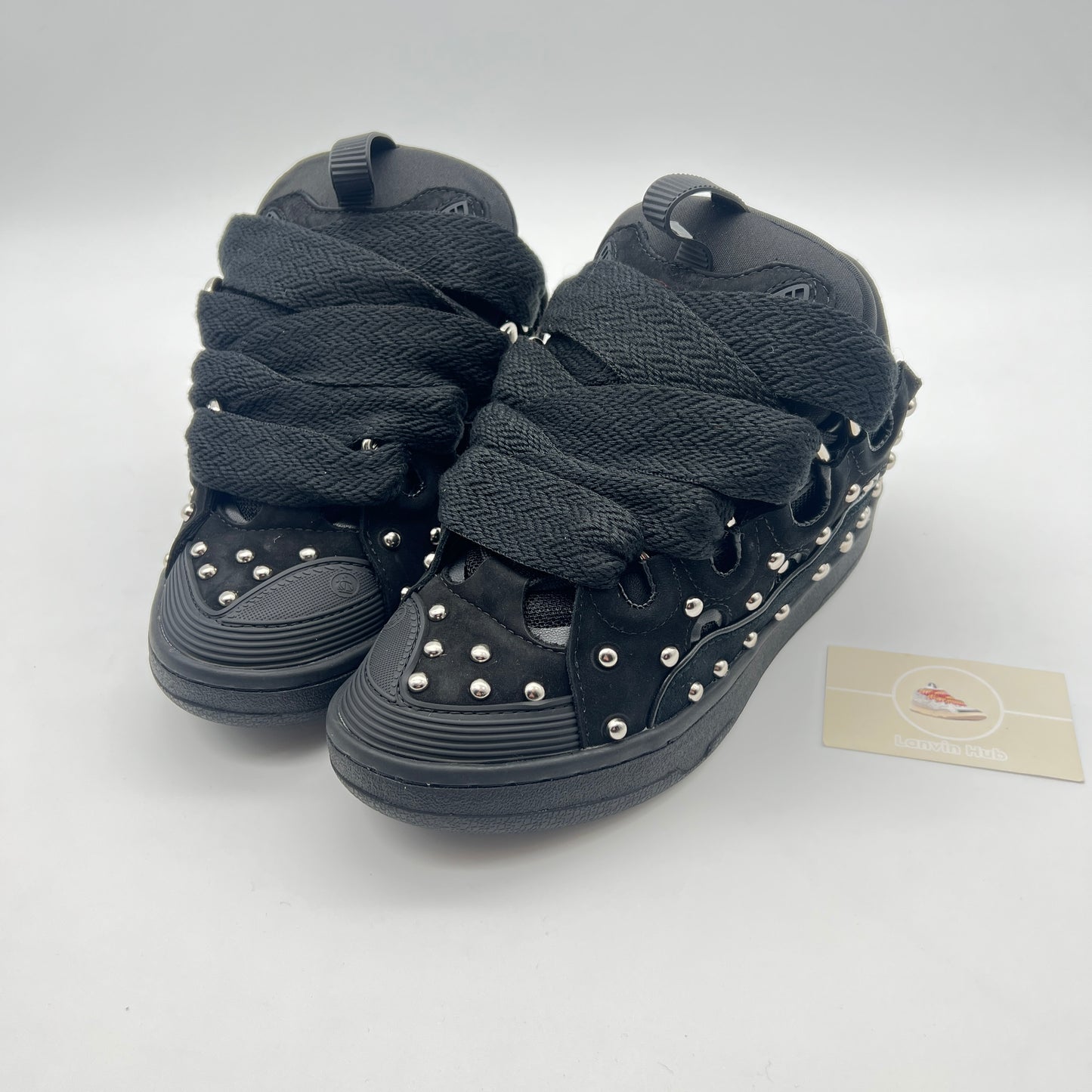 Lanvin Curb Full Black Studs