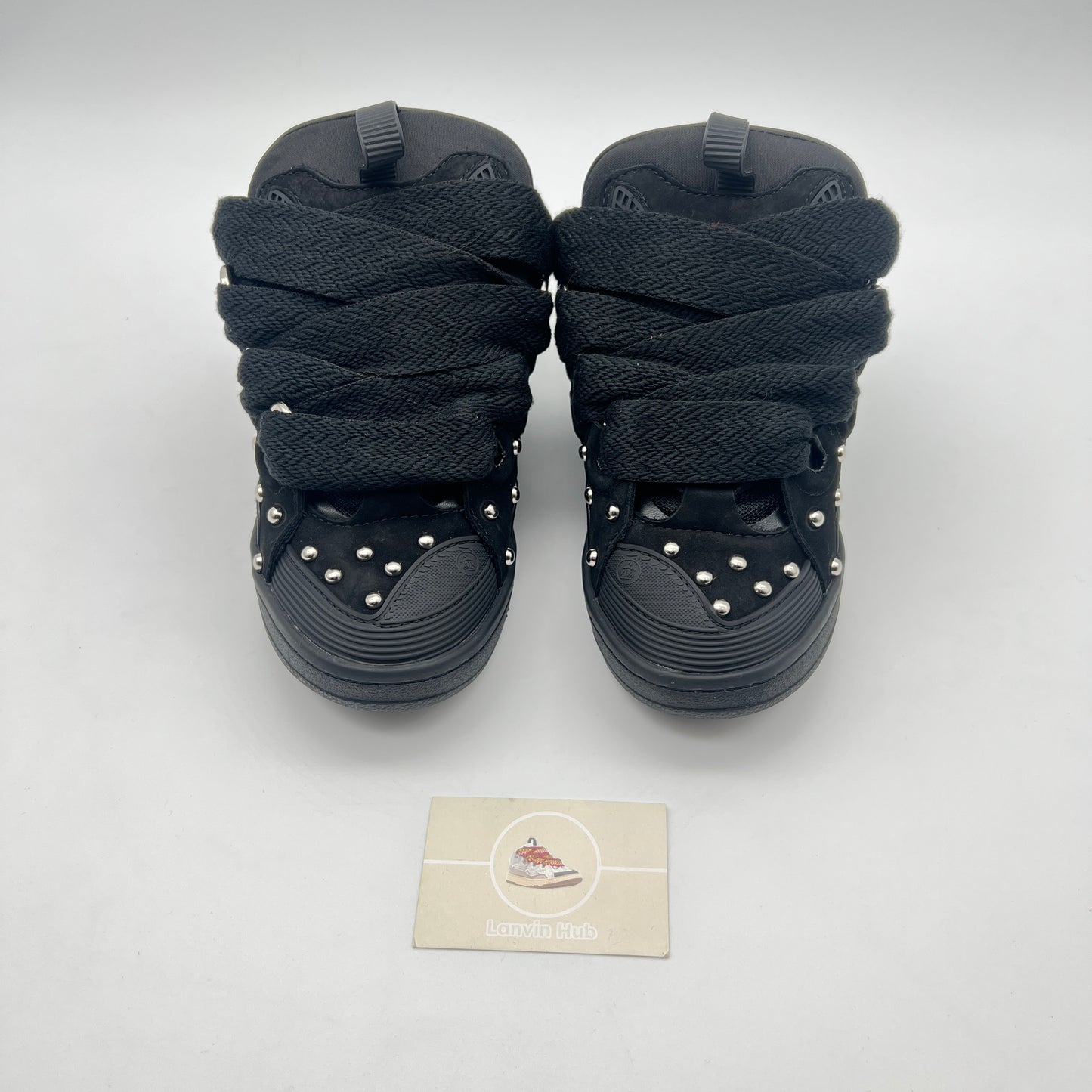 Lanvin Curb Full Black Studs