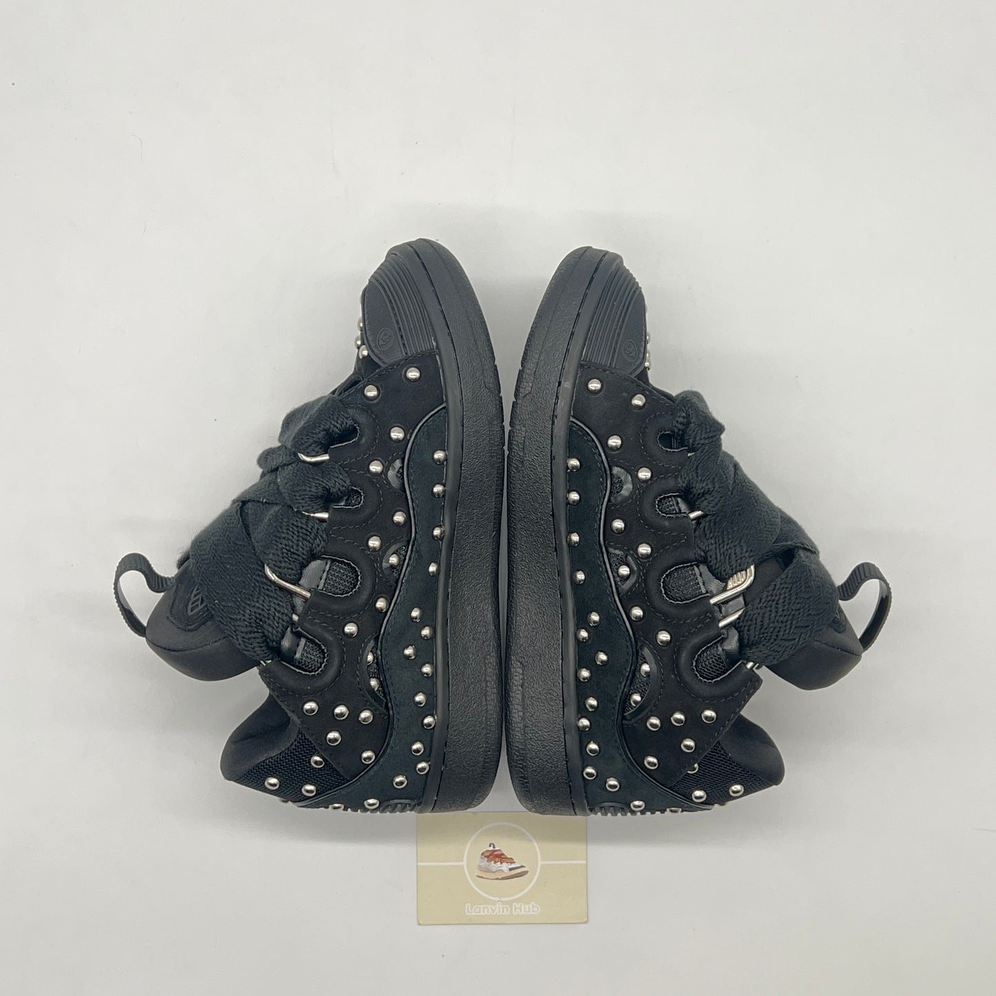 Lanvin Curb Full Black Studs