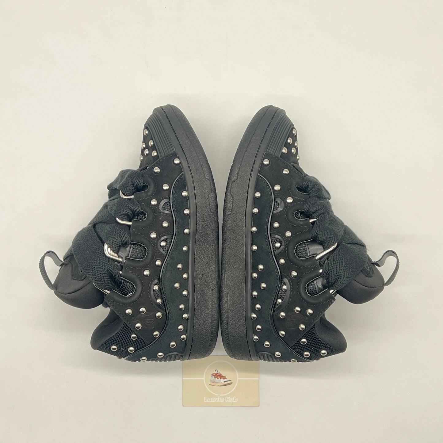 Lanvin Curb Full Black Studs