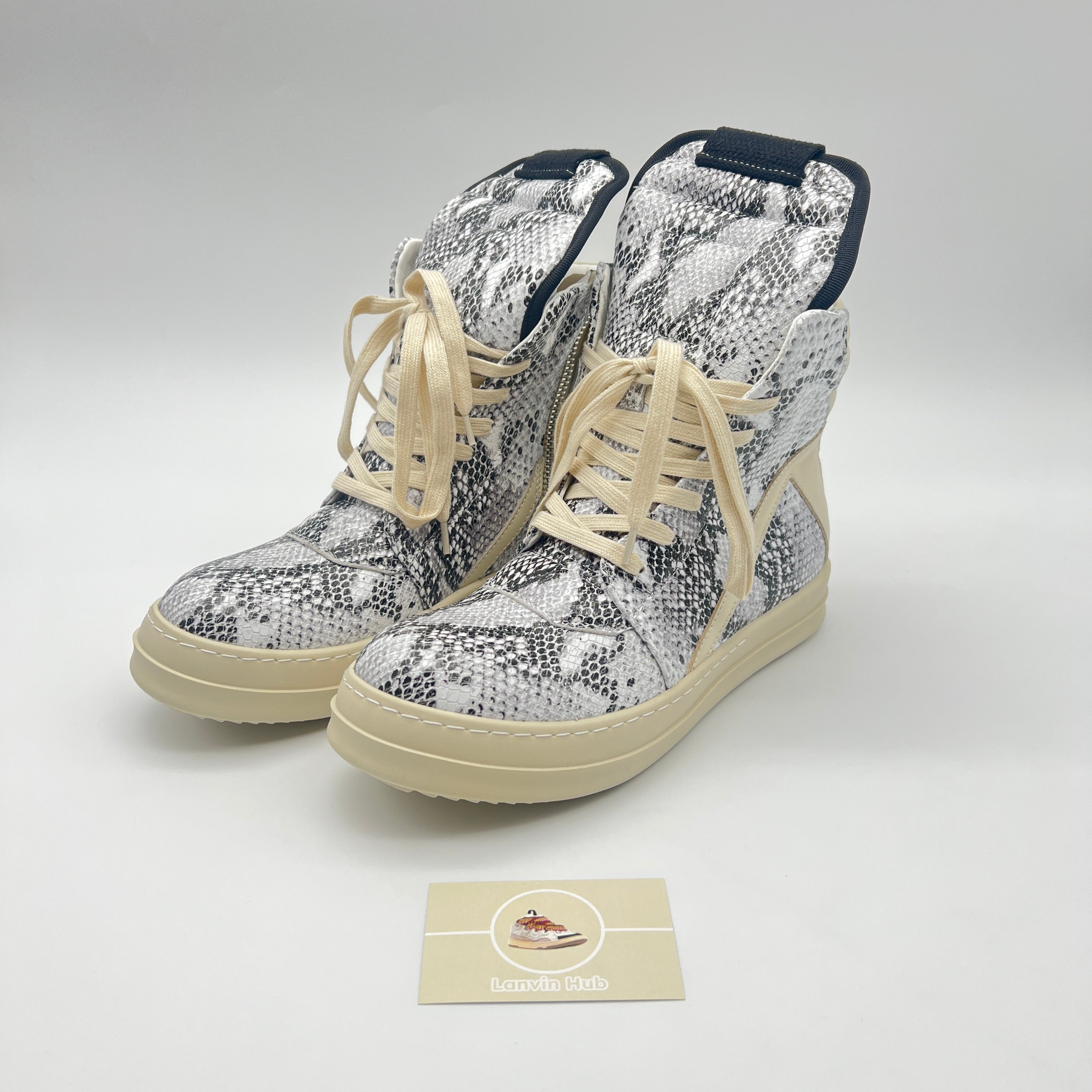 Rick Owens Geobaskets Python – Lanvin Hub