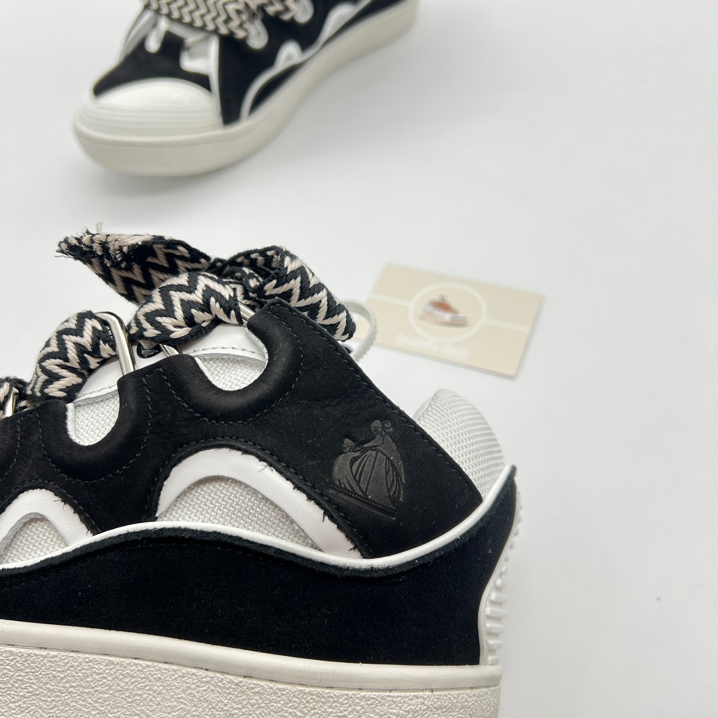 Lanvin Curb Black White