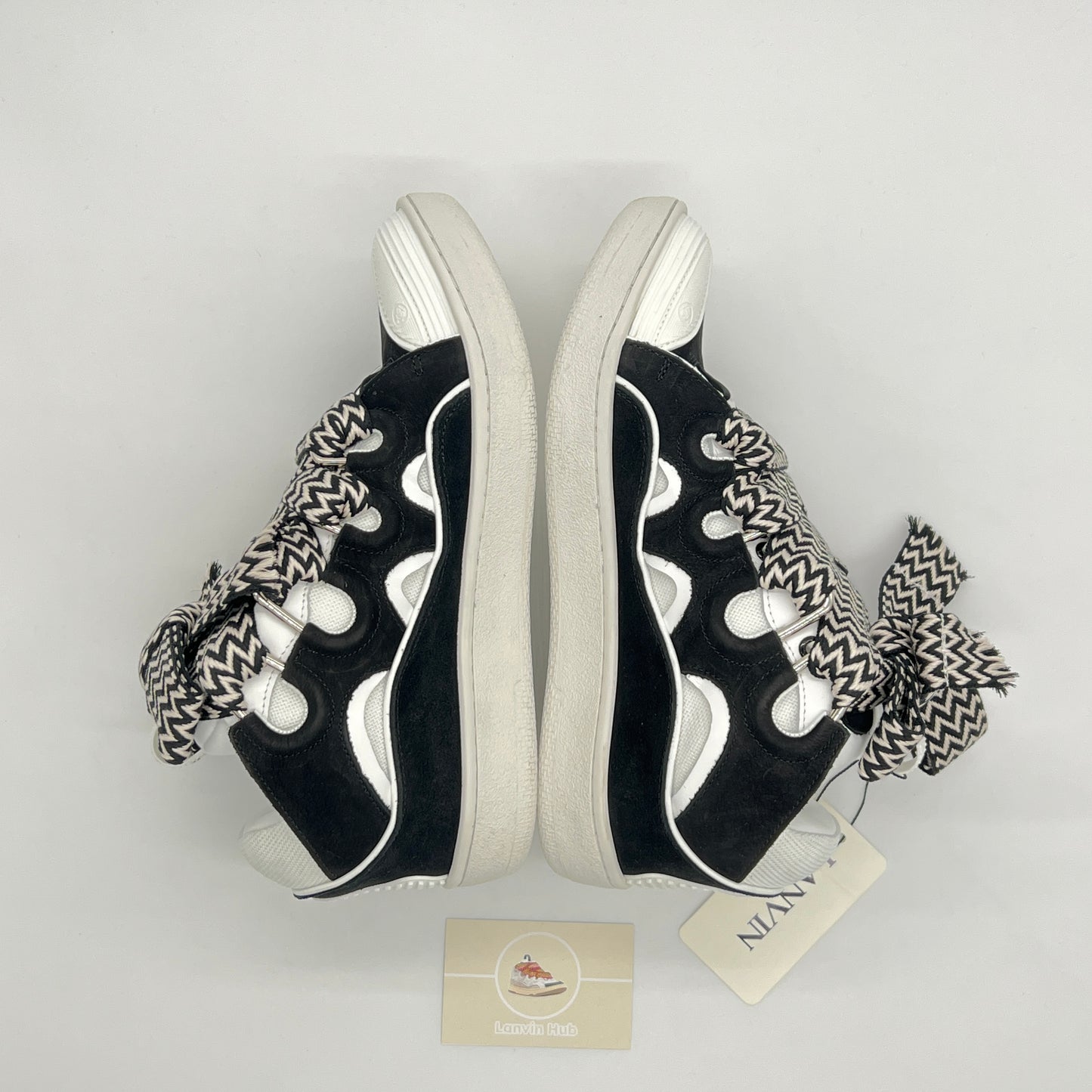 Lanvin Curb Black White
