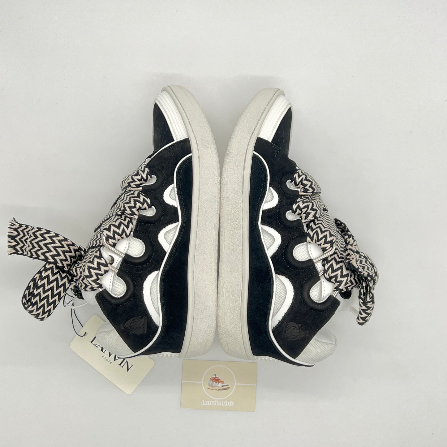 Lanvin Curb Black White