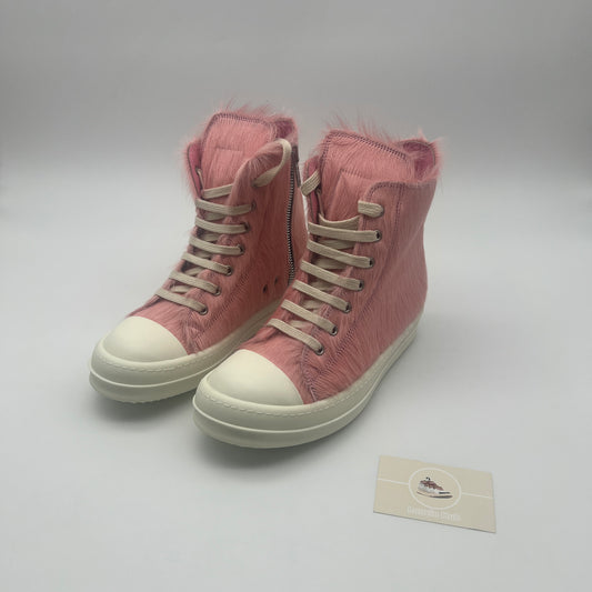 Rick Owens Ramones Pony Hair Pink