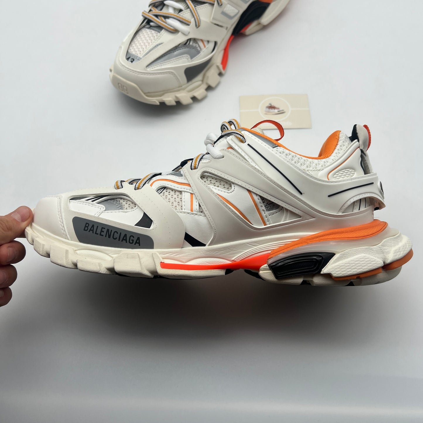 Balenciaga Track LED White Orange