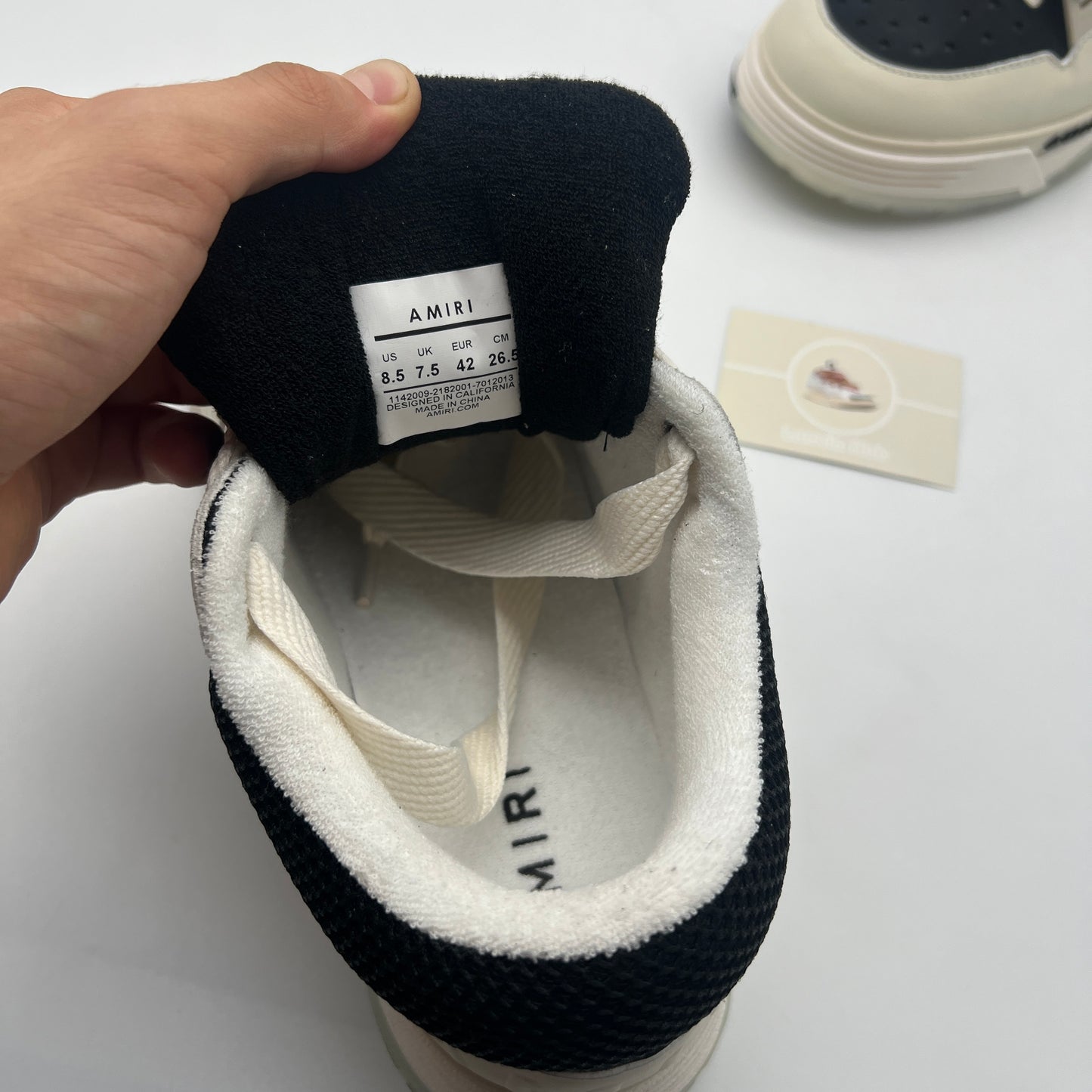 Amiri MA-1 Beige Black