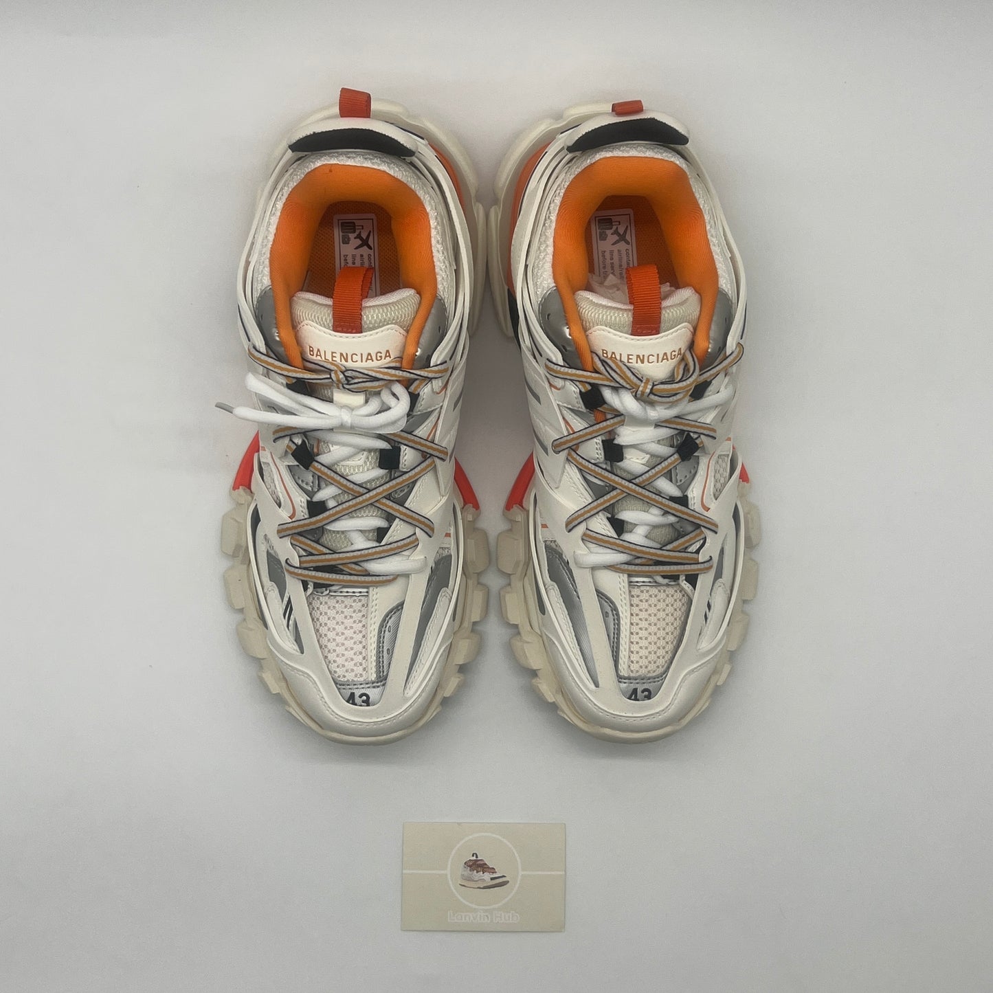 Balenciaga Track LED White Orange
