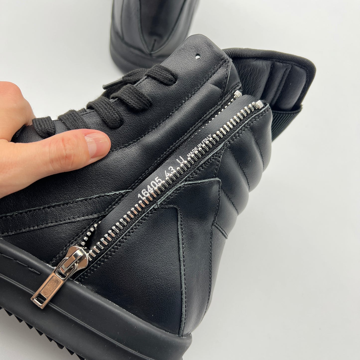 Rick Owens Geobaskets Full Black