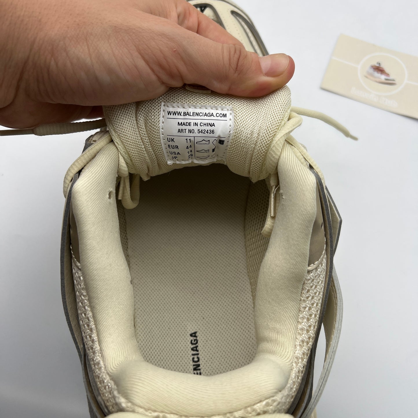 Balenciaga Track Gold Beige