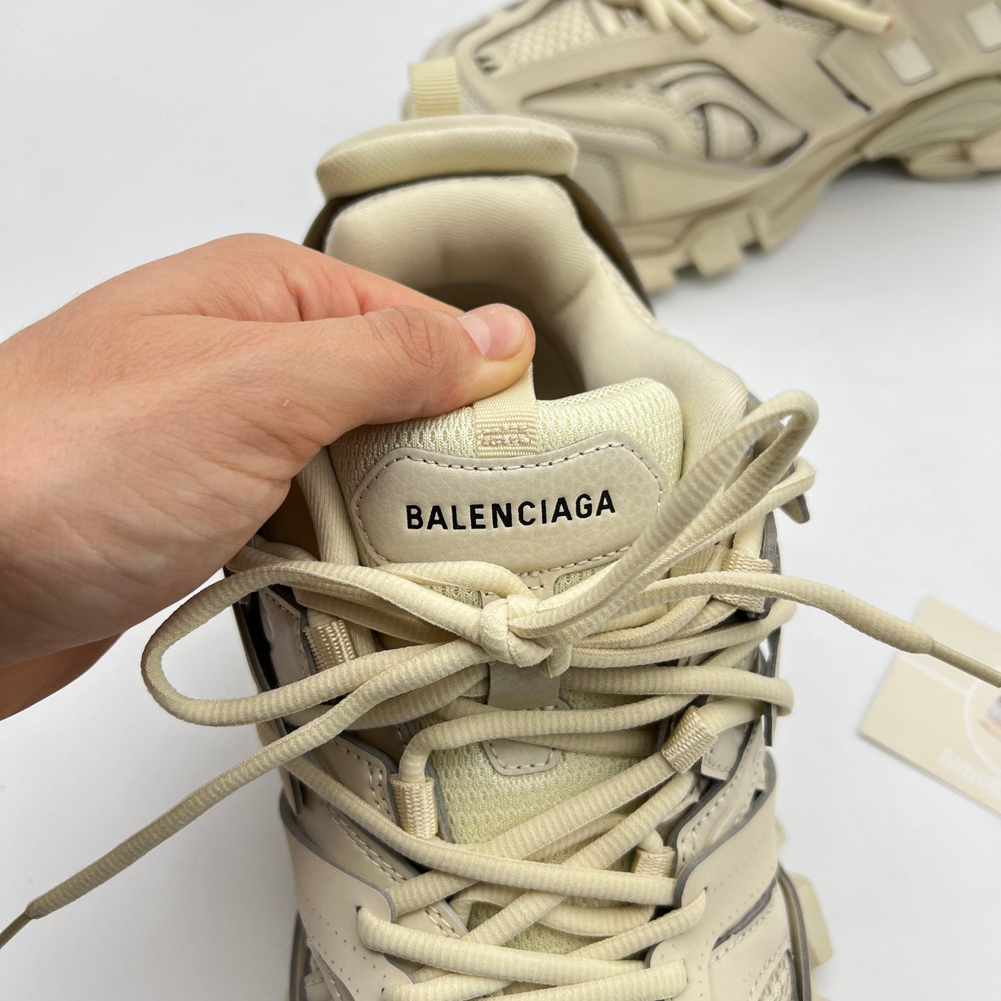 Balenciaga Track Gold Beige
