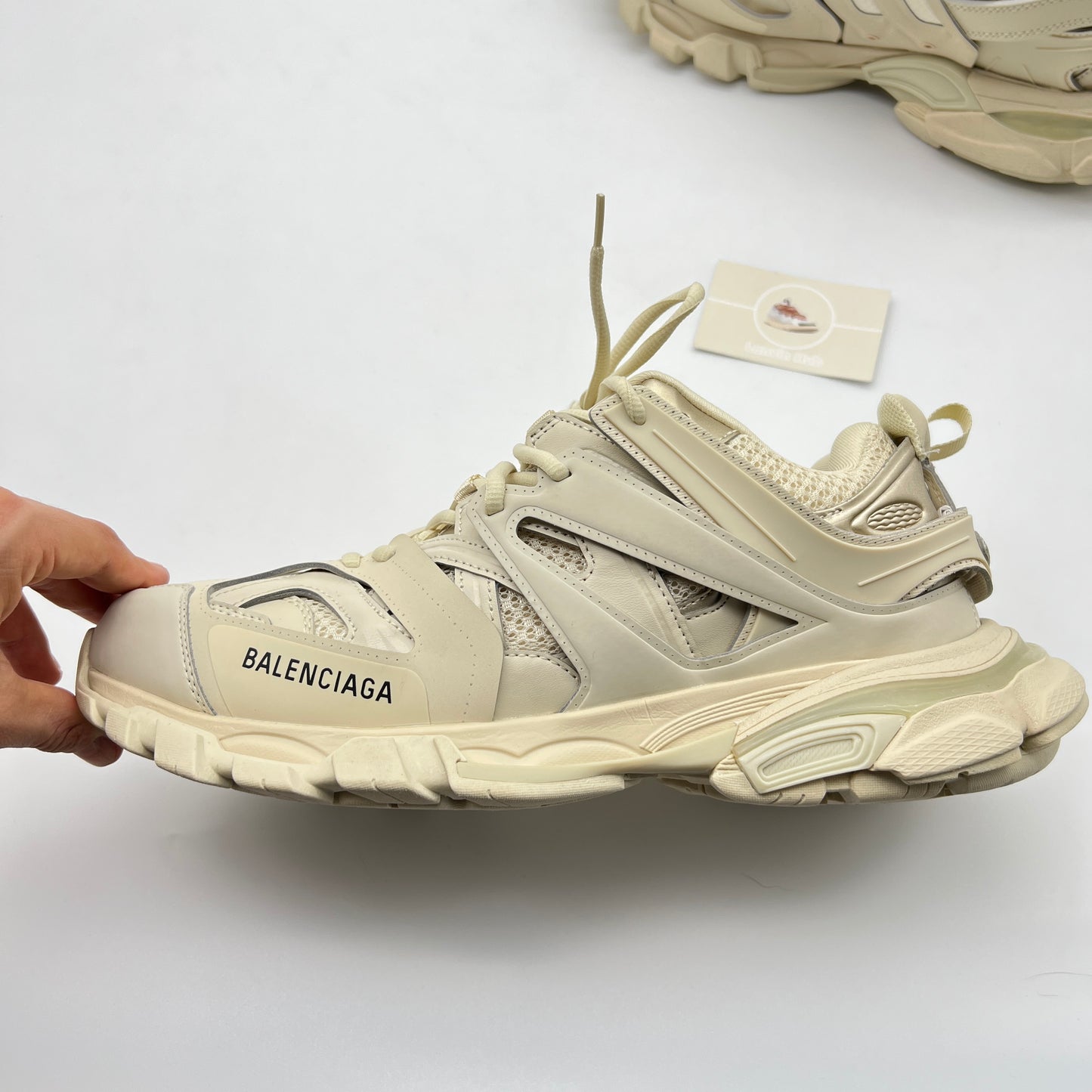 Balenciaga Track Gold Beige