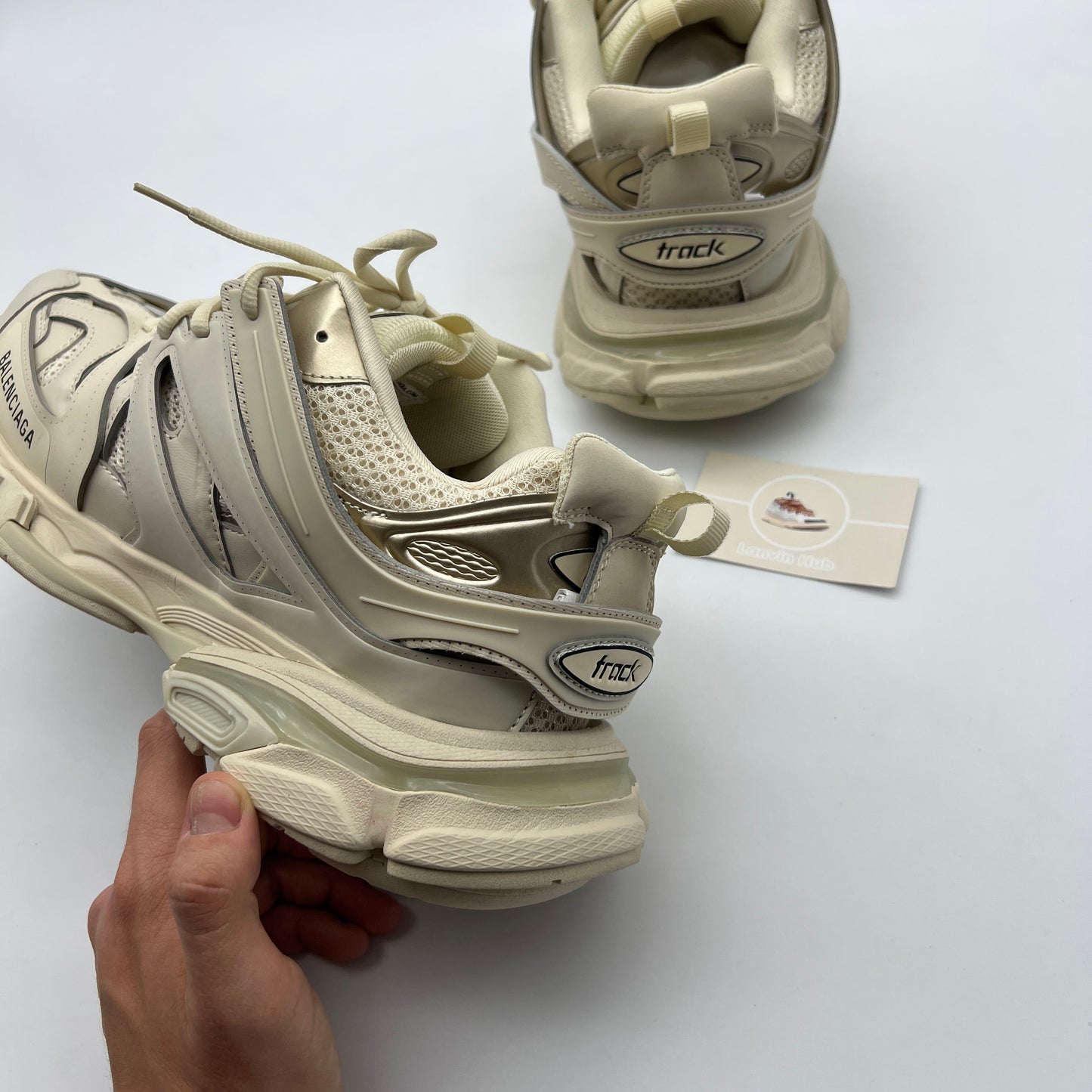 Balenciaga Track Gold Beige