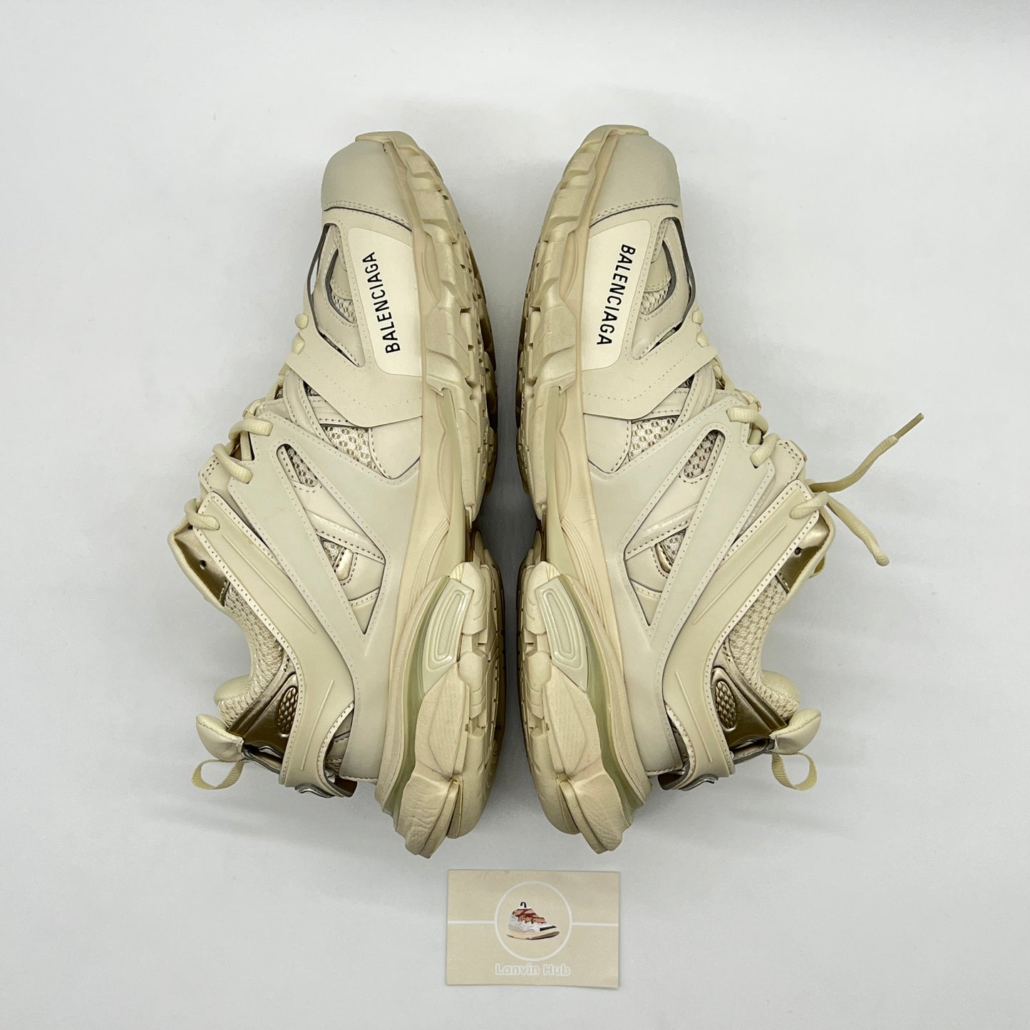 Balenciaga Track Gold Beige